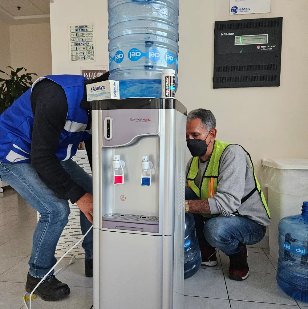 caso de exito, proyecto mantenimiento de dispensadores de agua